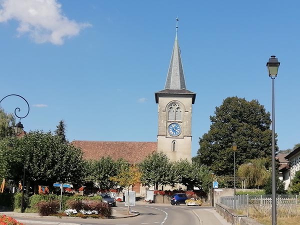 Rénovation du temple à Crissier